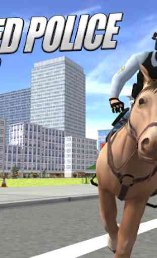 Mounted Police Horse 3D 4