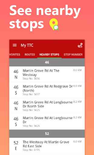 My TTC - Toronto Transit Bus, Subway Tracker 4