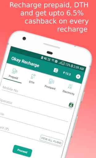 Okay Recharge - Recharge, Bill payment & Cashback 1