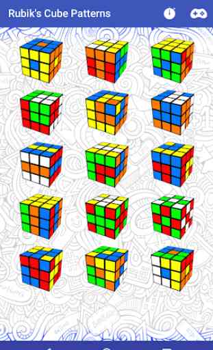 Patterns for Rubik's Cube + Timer 1