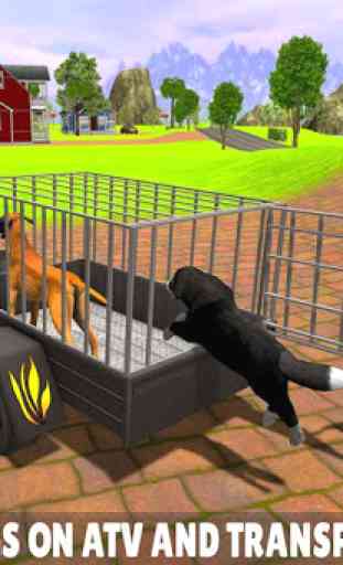 Pet Dog ATV Trolley Cargo Transport 2
