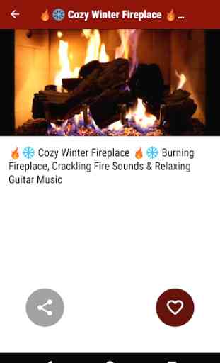 Romantic Fireplace - Ambient Fire Sounds Free 1