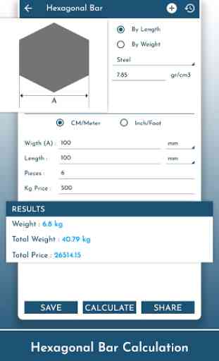 Steel Weight Calculator & Metal Calculator 3