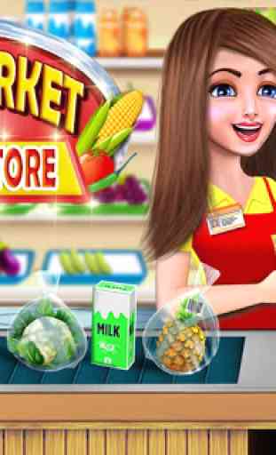 Supermarket Shopping Cash Register Cashier Games 2