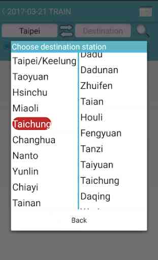 Taiwan Railway Timetable 4