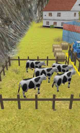Tractor Simulator 3D: Cow Transport 2