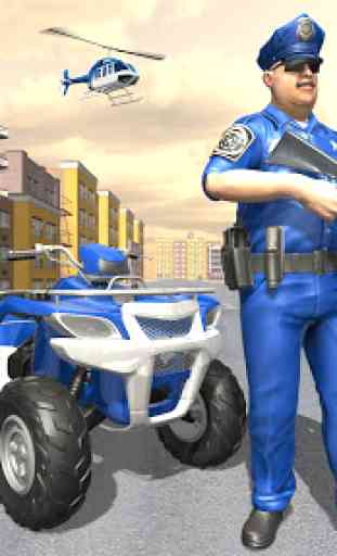 US Police ATV Quad Bike Gangster Chase Game 2018 2