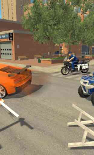 US Police ATV Quad Bike Gangster Chase Game 2018 3