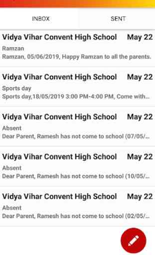 Vidya Vihar Convent High School Parent App 2