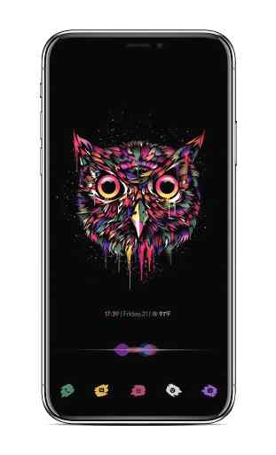 WINKING OWL Theme for KLWP 1