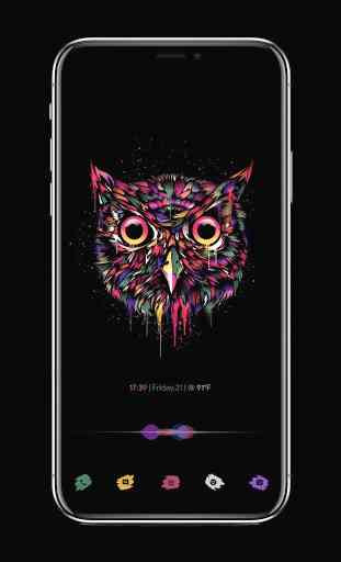 WINKING OWL Theme for KLWP 2