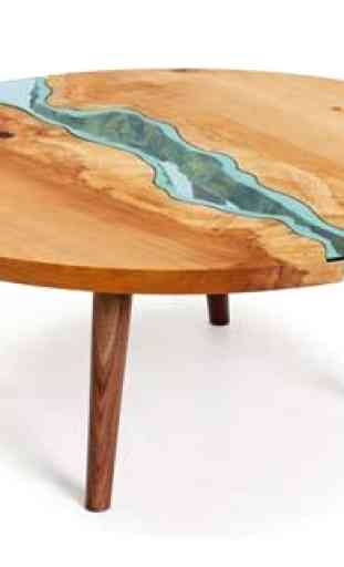 250 Wood Table Design 3