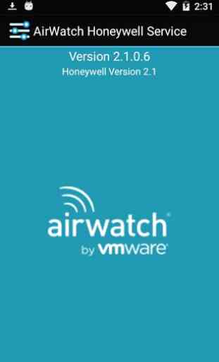AirWatch Service for Honeywell 1