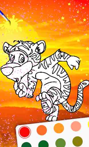 Animal Coloring Games: King Zoo coloring book Lion 4