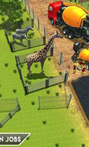 Animal Zoo Construction Simulator : Building Games 1
