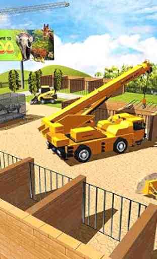 Animal Zoo Construction Simulator : Building Games 3