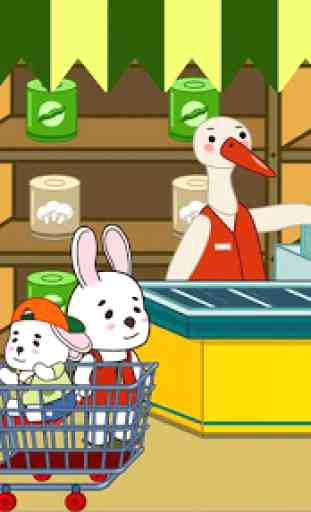 Anime Bunny: Kids supermarket 1
