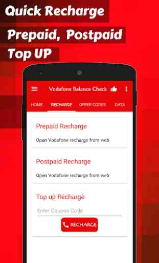 App for Vodafone Balance Check & Vodafone Recharge 2