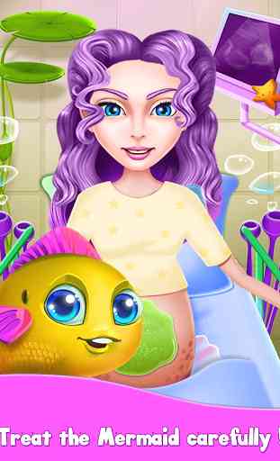 Arielle's Pregnancy and Baby Care - Mermaid Game 1