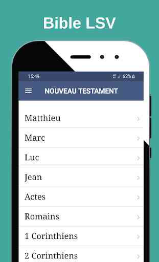Bible en français Louis Segond (LSV) Sainte Bible 2