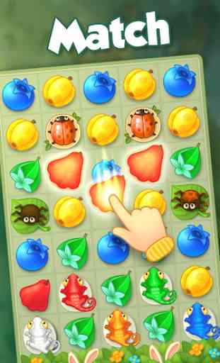 Bloomberry match-3 story. Merge fruits & decorate! 2