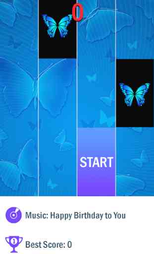 Blue Butterfly Piano Tiles  - Magic Tiles 2020 1