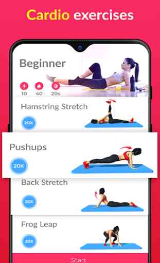 Cardio workout: Home Cardio Trainer, Training app 1