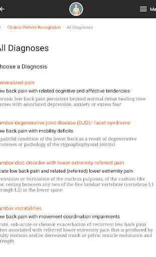 Clinical Pattern Recognition: Low Back Pain 3