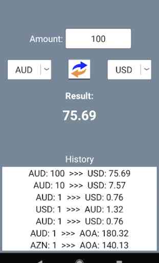 Currency Converter. Exchange rates and calculator 3
