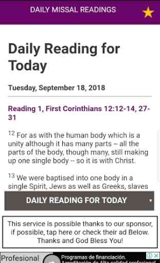 Daily Mass (Catholic Church Daily Mass Readings) 2