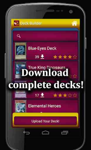 Deck Builder for Yu-Gi-Oh! 4