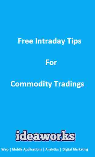 Free Intraday Commodity Trading Tips 1