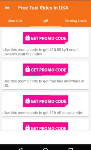 Free Taxi Coupons in USA - Promo 4