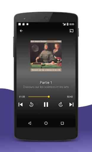 French AudioBook Library and Player - Free 3