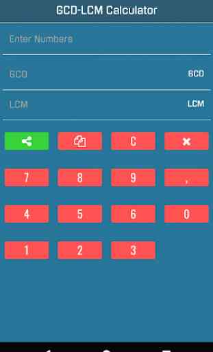 GCD & LCM Calculator 1