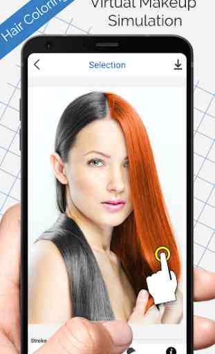 Hair Coloring - Recolor photo hair color 1