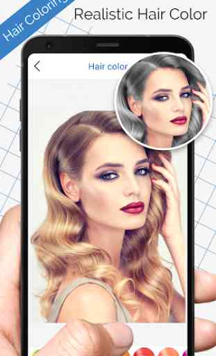 Hair Coloring - Recolor photo hair color 3