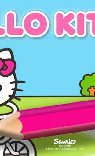 Hello Kitty Coloring Book - Cute Drawing Game 1