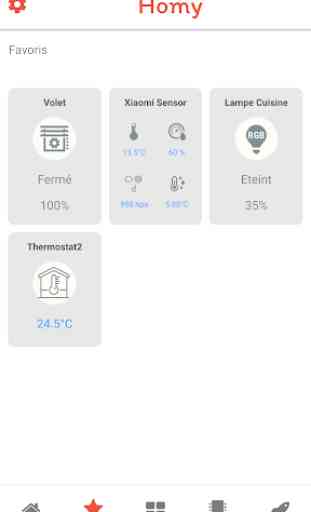 Homy for Domoticz, Home Assistant, ESP8266, MQTT 2