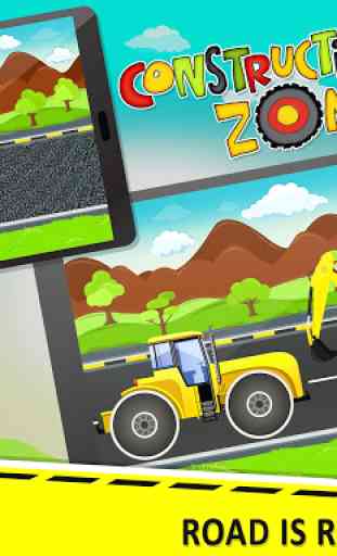 Kids Road Builder - Kids Construction Games 3