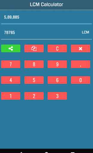 LCM Calculator 3