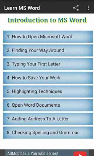 Learn MS Word Free 2