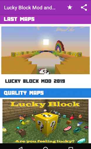 Lucky Blocks Mod and Maps for Minecract PE 1