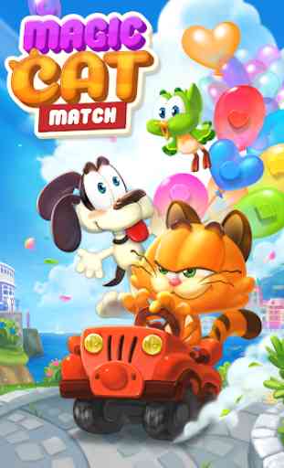 Magic Cat Match : Swipe & Blast Puzzle 3