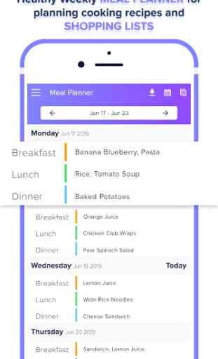 Meal Planner – Shopping List 2