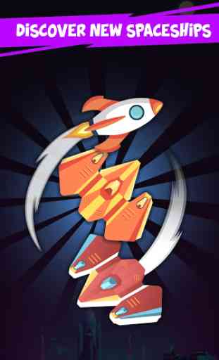 Merge Spaceship - Click and Idle Merge Game 3