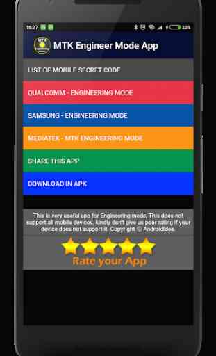 MTK Engineering Mode App APK 1