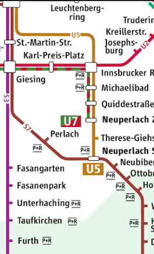 Munich Metro Map 3