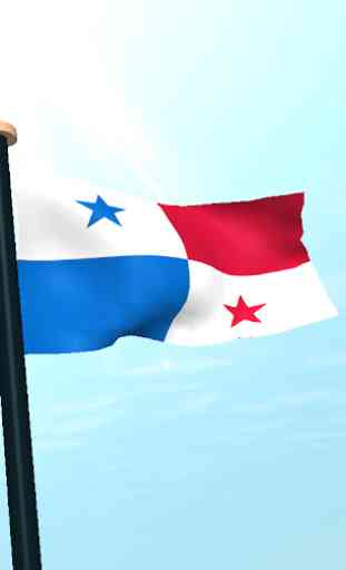 Panama Flag 3D Free Wallpaper 4