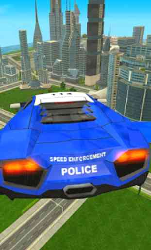 Police Flying Cars Futuristic Sim 3D 4
